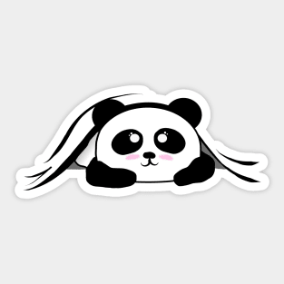 Panda Peekaboo Cute Animal Face Sticker